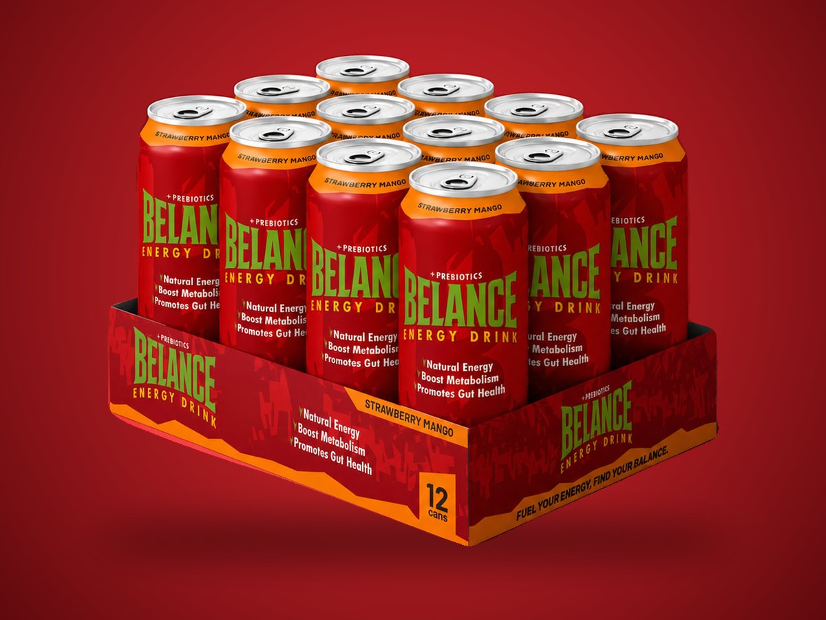 Belance Energy Drink — 12-Pack Case